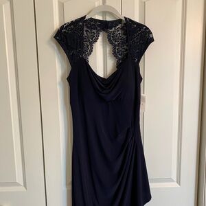Women’s navy blue dress
